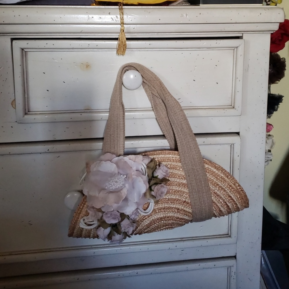 Kontessa  Italian straw purse